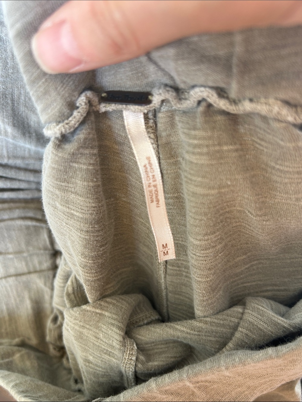 Free People Slouchy Drop-Crotch Boho Lounge Trousers - Size Medium - Picture 3 of 5